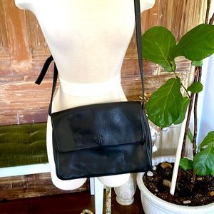 Gianni Bernini black cross body purse